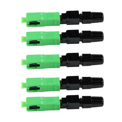 SC APC Simplex Singlemode Glasvezel Patchkabel - Low Loss Jumper Cord voor FTTH, Telecom Kasten, ODF Toepassingen