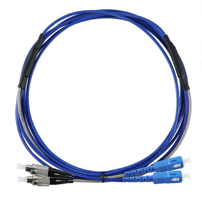 SC tot FC-optische vezelpatchkabel - Single-mode of Multimode Jumper voor FTTH, ODF, Telecom, Data Center-toepassingen