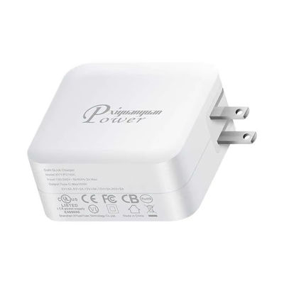 Snel Opladen 100W PD Universele Stroomadapter met 3-Poorts USB Magnetische GAN Draadloze Oplader voor Telefoons Europese en Amerikaanse Stopcontacten