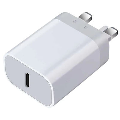 Snellader 20W Type C PD Draadloze USB-C Adapter met Magnetisch Snel Opladen voor Telefoons GAN 30W UK Stekker Stroomadapter