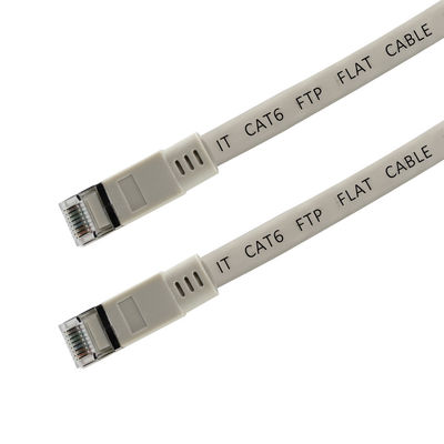 CAT6 Flat Shielded Ethernet Cable- FTP LAN Patch Cord met RJ45 connectoren voor Router, Switch, Desktop, Data Center gebruik