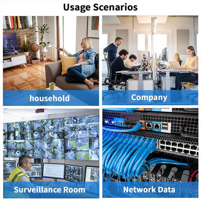 CAT6 Vlakke FTP-afgeschermde Ethernet-kabel RJ45 patch cord