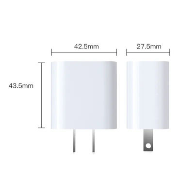 30W Dubbele Poort USB-C USB-A Wandlader Snellaadadapter