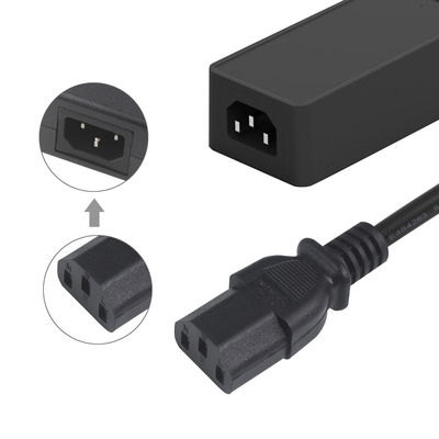 QIUCABLE Monitor Power Cord Replacement 12ft - PC Computer Power Supply Cord, NEMA 5-15P naar IEC C13 Connector SJT 18AWG (B09N3K9VJT)