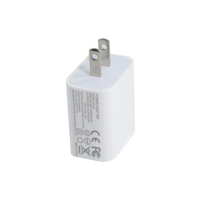 US 2-Pin 20W Dual-Port USB Wall Charger Type-C & USB-A Fast Charging Power Adapter voor telefoon, tablet, camera