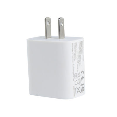 US 2-Pin 20W Dual-Port USB Wall Charger Type-C & USB-A Fast Charging Power Adapter voor telefoon, tablet, camera