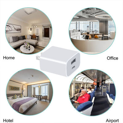 US 2-pins 18W Dual USB Wandlader – Type-C & USB-A Snellaadadapter voor Smartphone, Tablet, Camera