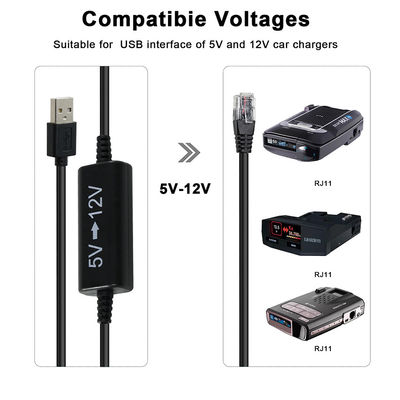 USB naar RJ45 Ethernet Power Injector Kabel 5V tot 12V Step-Up Converter voor IP Camera, Router, Mini POE-apparaat