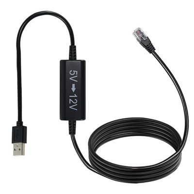 USB naar RJ45 Ethernet Power Injector Kabel 5V tot 12V Step-Up Converter voor IP Camera, Router, Mini POE-apparaat
