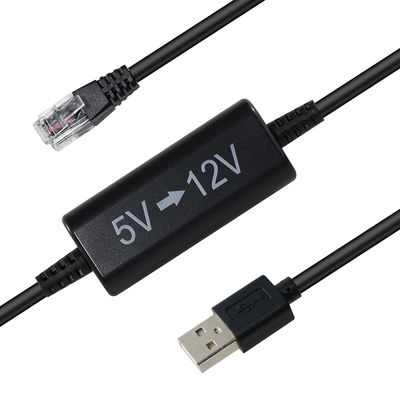 USB naar RJ45 Ethernet Power Injector Kabel 5V tot 12V Step-Up Converter voor IP Camera, Router, Mini POE-apparaat