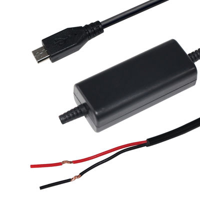 Micro USB naar Bare Wire Step-Up Power Cable - 5V tot 9V/12V Boost Converter Wire voor Router, LED, DIY Projecten