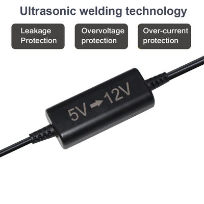 SAE naar DC 5.5x2.1mm Step-Up Stroomkabel - 5V naar 12V Converter Adapter voor Zonnepaneel, Accupack, LED, Router Gebruik