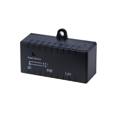 Actieve PoE Injector - 48V Power Over Ethernet Adapter IEEE 802.3af/at Compatibel voor IP Camera, Draadloze AP, VoIP Telefoons