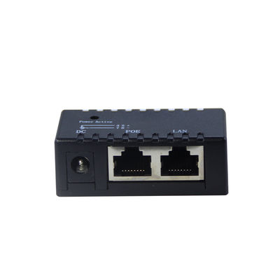 Actieve PoE Injector - 48V Power Over Ethernet Adapter IEEE 802.3af/at Compatibel voor IP Camera, Draadloze AP, VoIP Telefoons