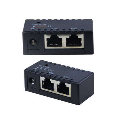 Actieve PoE Injector - 48V Power Over Ethernet Adapter IEEE 802.3af/at Compatibel voor IP Camera, Draadloze AP, VoIP Telefoons