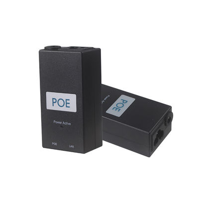 Desktop Active PoE Injector -48V Power Over Ethernet Adapter IEEE 802.3af/at voor IP-camera's, draadloze AP, VoIP-telefoons