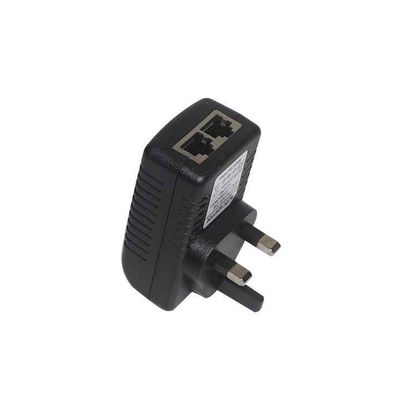UK Plug PoE Injector Adapter -48V Active Power Over Ethernet Supply voor IP Camera, Wireless AP, VoIP Phone