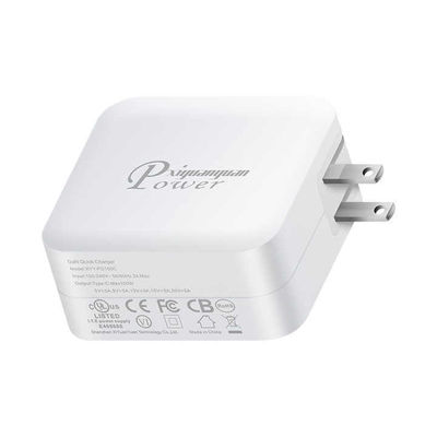 US Plug 100W USB-C Wandlader  2-pin High Power Adapter voor Laptop, Tablet, Telefoon, Type-C apparaten (100  240V Input)