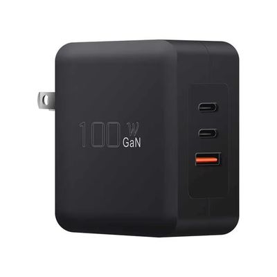 US Plug 100W wandlader   Dual USB-C & USB-A Fast Charging Adapter voor laptop, tablet, telefoon, reisgebruik (100  240V Input)