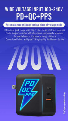 140W USB-C Oplader voor het stopcontact AU-stekker 2-pins Snel Opladen