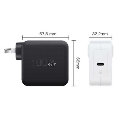 100W USB-C GaN-oplader met AU 2-pin aansluiting voor laptops