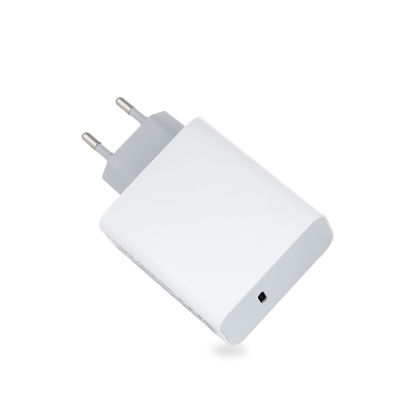 EU 2-pin USB-C muuroplader, 60W High-Speed Type-C Power Adapter voor laptop, tablet en smartphone