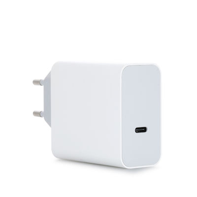 EU 2-pin USB-C muuroplader, 60W High-Speed Type-C Power Adapter voor laptop, tablet en smartphone