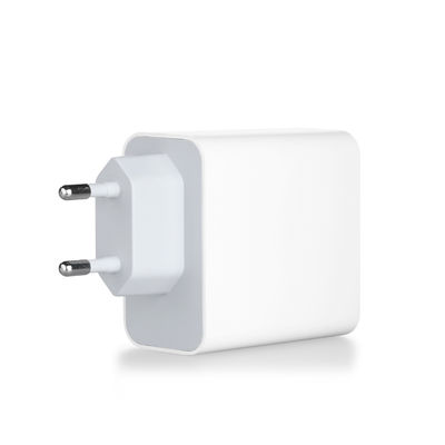 EU 2-pin USB-C muuroplader, 60W High-Speed Type-C Power Adapter voor laptop, tablet en smartphone