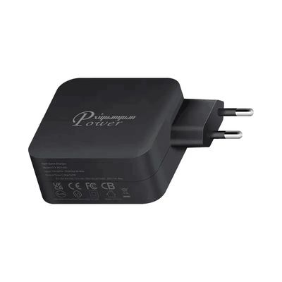 EU 2-pins USB-C Wandlader, 140W Snelle Type-C Stroomadapter voor Krachtige Laptops, Tablets en Mobiele Apparaten