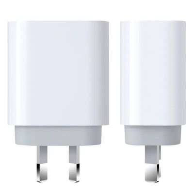 AU 2-pins USB-C Wandlader, 30W Snelle Type-C Stroomadapter voor Smartphones, Tablets en Kleine Laptops