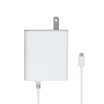 60W USB-C US Wandlader met Vaste Kabel, Snelle Type-C Stroomadapter voor Smartphones, Tablets en Laptops
