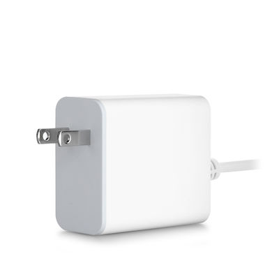 60W USB-C US Wandlader met Vaste Kabel, Snelle Type-C Stroomadapter voor Smartphones, Tablets en Laptops