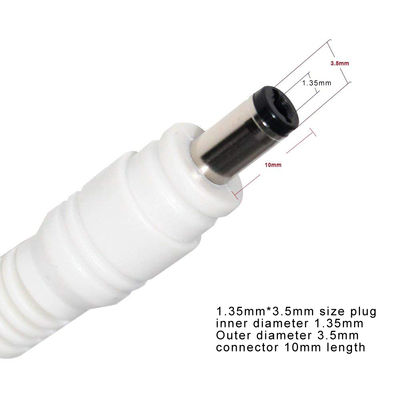 3,5 mm x 1,35 mm DC mannelijk naar vrouwelijk stroomverlengkabel - 12V DC-snoer voor CCTV-camera, LED-lichtstrip, router, doe-het-zelf projecten