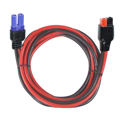 EC5 naar 2-pins rechthoekige DC-connector kabel 12AWG voor zonne-energiesystemen