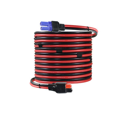 EC5 naar 2-pins rechthoekige DC-connector kabel 12AWG voor zonne-energiesystemen
