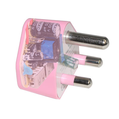 SA Plug Dual USB-A Wandlader 5V 2.4A voor Mobiele Apparaten