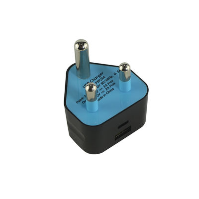 SA Plug USB-oplader met USB-C- en USB-A-poorten 5V 3.4A