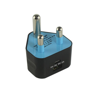 SA Plug USB-oplader met USB-C- en USB-A-poorten 5V 3.4A
