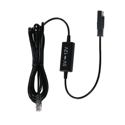 RJ45 naar SAE Step-Up Stroomkabel - Ethernetpoort naar SAE Connector Stroomversterker Snoer voor 5V/9V/12V Output DC Apparaten