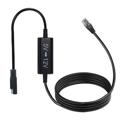 RJ45 naar SAE Step-Up Stroomkabel - Ethernetpoort naar SAE Connector Stroomversterker Snoer voor 5V/9V/12V Output DC Apparaten