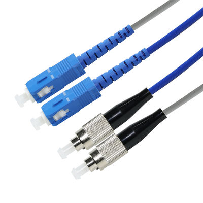 ST naar SC Duplex Multimode Glasvezel Patchkabel - OM3 50/125μm Jumperkabel voor LAN, Datacentrum, Optische Communicatie