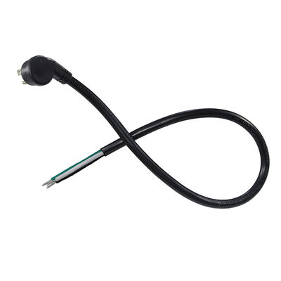 NEMA 5-15P stroomkabel met geblokkeerde draad eind 3-geleider US-plugkabel voor DIY bedrading, paneel, terminal blok gebruik