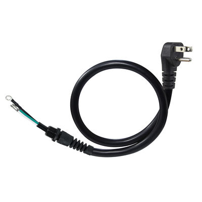 90° Hoek NEMA5-15P naar EU Schuko Stekker Kabel, 3-aderige Blank Koperdraad, Trekontlasting, voor Thuis/Werkplaats, 1.8m/2m/3m
