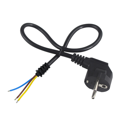 EU Plug to Tined Stripped Wire Power Cord- 2-Pin Euro Power Cable voor DIY AC bedrading, panelverbinding, apparatuurinvoer