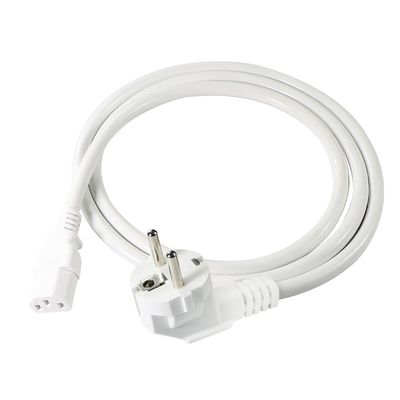 EU 3-pins stekker naar IEC C13 netsnoer - Europese stroomkabel voor computer, monitor, printer, adapter, 250V 10A