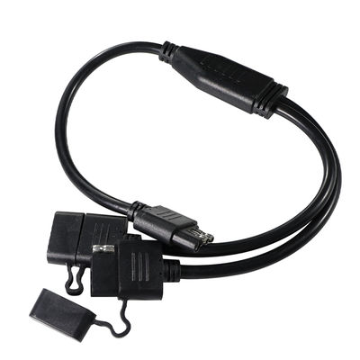 3-Way Y Splitter Trailer Light Wiring Harness 1.2M Zwart PVC