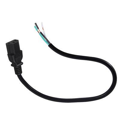 IEC C13 tot Stripped Wire Power Cable -AC Power Cord met open-end Bare Wire voor Server, PDU, Power Distribution, 10A 250V