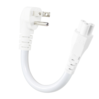 NEMA 5-15P tot IEC C5 Cloverleaf Power Cord 3-prong US AC kabel voor laptop adapter, notebook, printer, 125V 10A