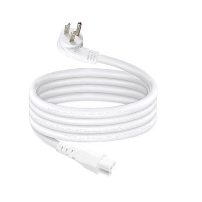 NEMA 5-15P tot IEC C5 Cloverleaf Power Cord 3-prong US AC kabel voor laptop adapter, notebook, printer, 125V 10A