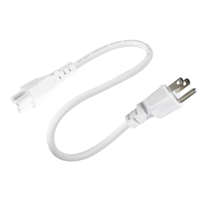NEMA 5-15P tot IEC C5 Cloverleaf Power Cord 3-prong US AC kabel voor laptop adapter, notebook, printer, 125V 10A